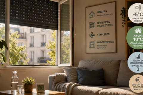 Isolation, volets, ventilation : comment protéger efficacement son logement de la canicule