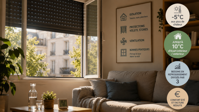 Isolation, volets, ventilation : comment protéger efficacement son logement de la canicule