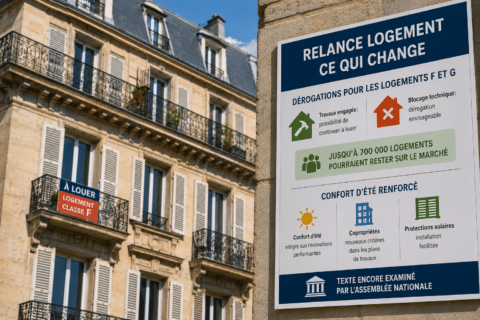 Louer un logement classé F ou G pourrait redevenir possible dans certains cas