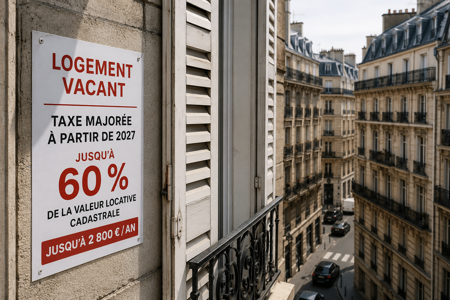Paris double la taxe sur les logements vacants : ce que paieront les propriétaires