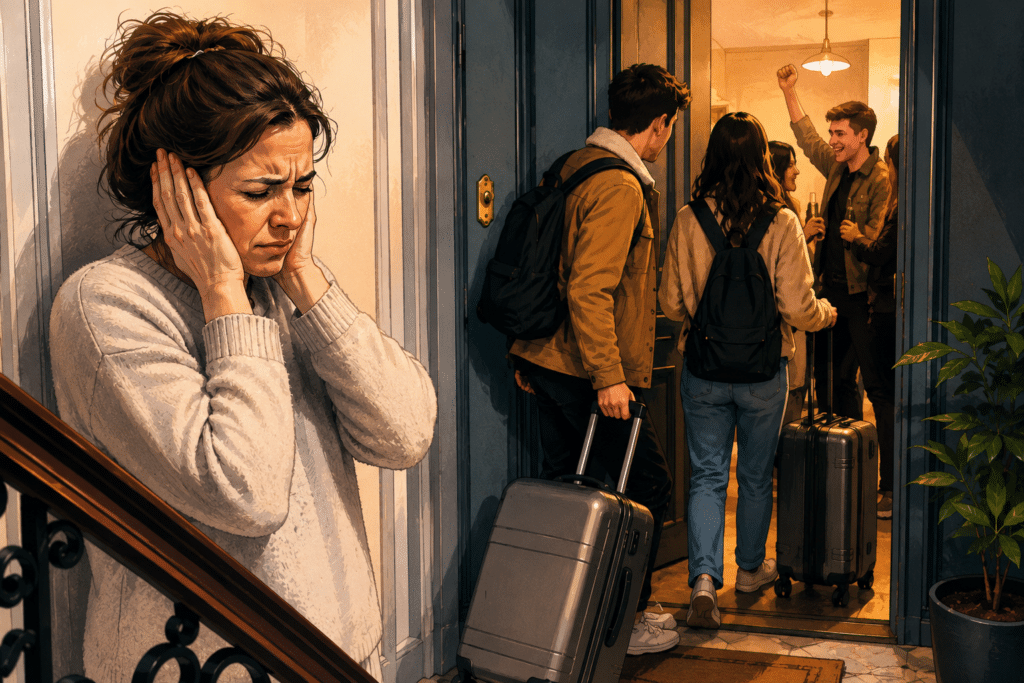 Airbnb chez votre voisin : que faire face aux fêtes, bruits et passages répétés ?