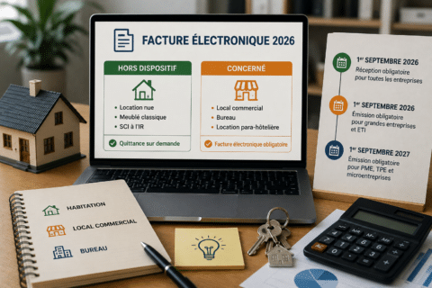 Investissement locatif : qui devra utiliser la facture électronique dès septembre 2026 ?