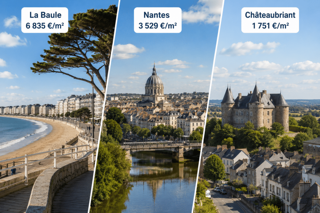 Immobilier en Loire-Atlantique : les villes où acheter au meilleur prix en 2026