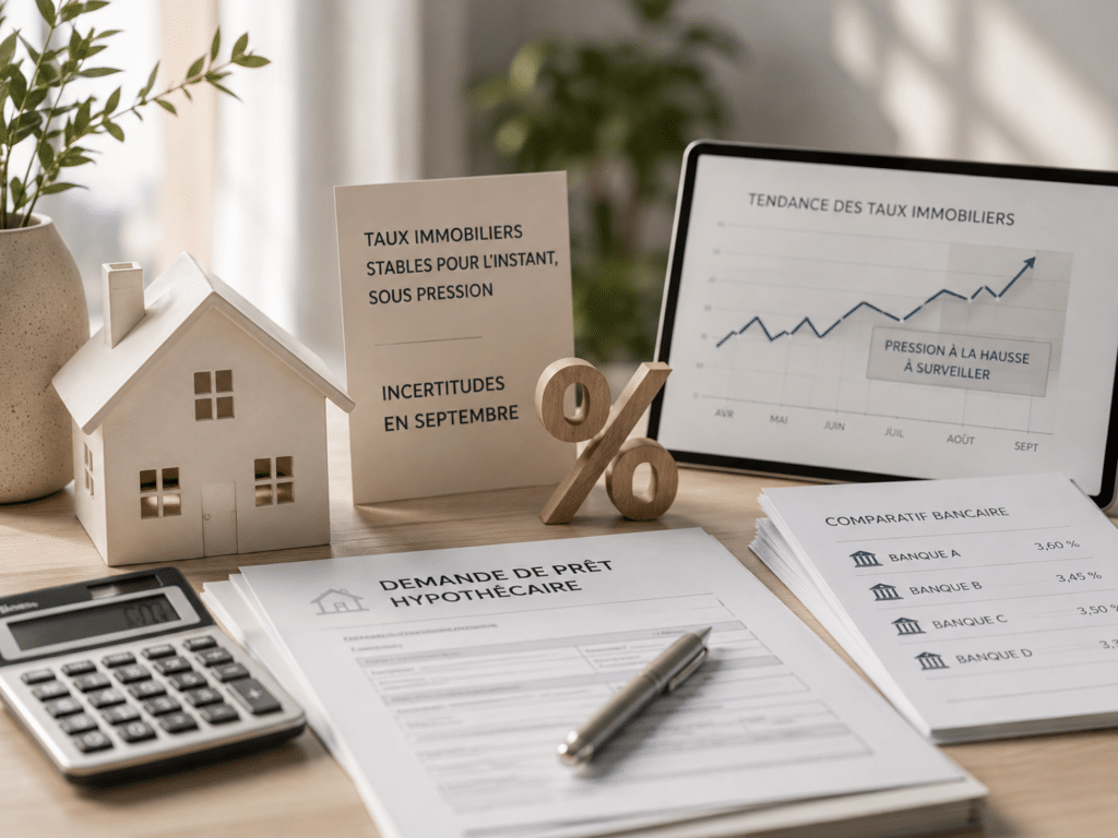 Crédit immobilier : pourquoi les taux pourraient évoluer dès septembre 2026