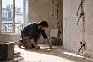 Prix rénovation au m² : 908 € en moyenne, mais 1 360 € en studio