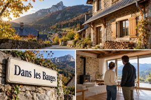 Dans les Bauges, l'immobilier se négocie après les 800 000 €