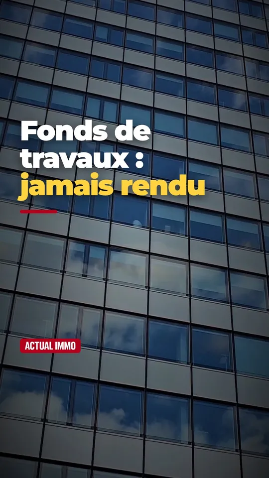 Vidéo : Fonds de travaux : la loi impose 5 % du budget chaque année