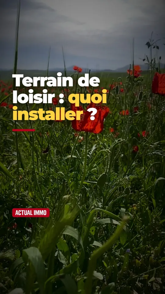 Vidéo : Terrain de loisir : ce que vous pouvez y installer